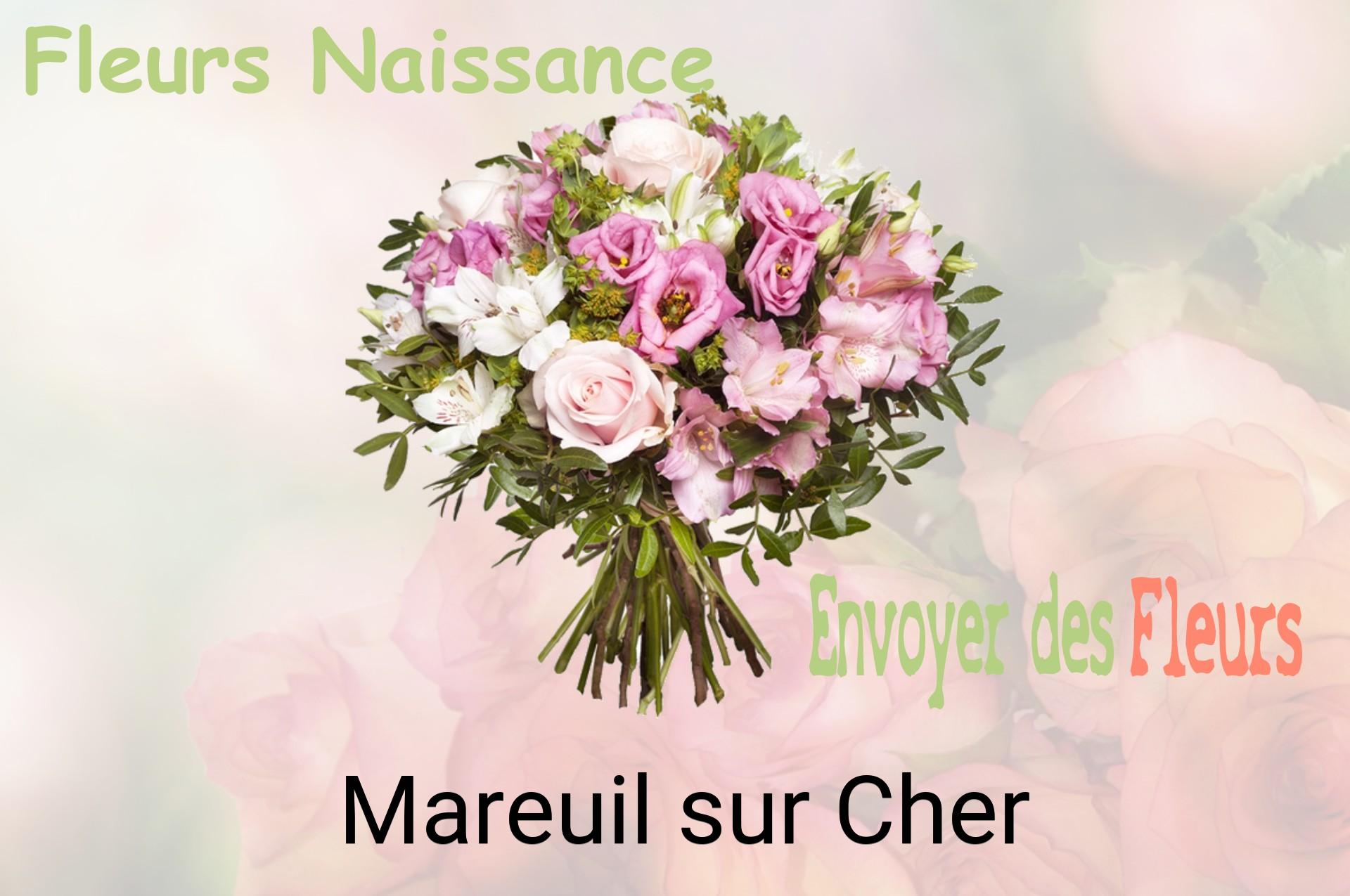 Bouquet de fleurs de naissance livré à Mareuil-sur-Cher